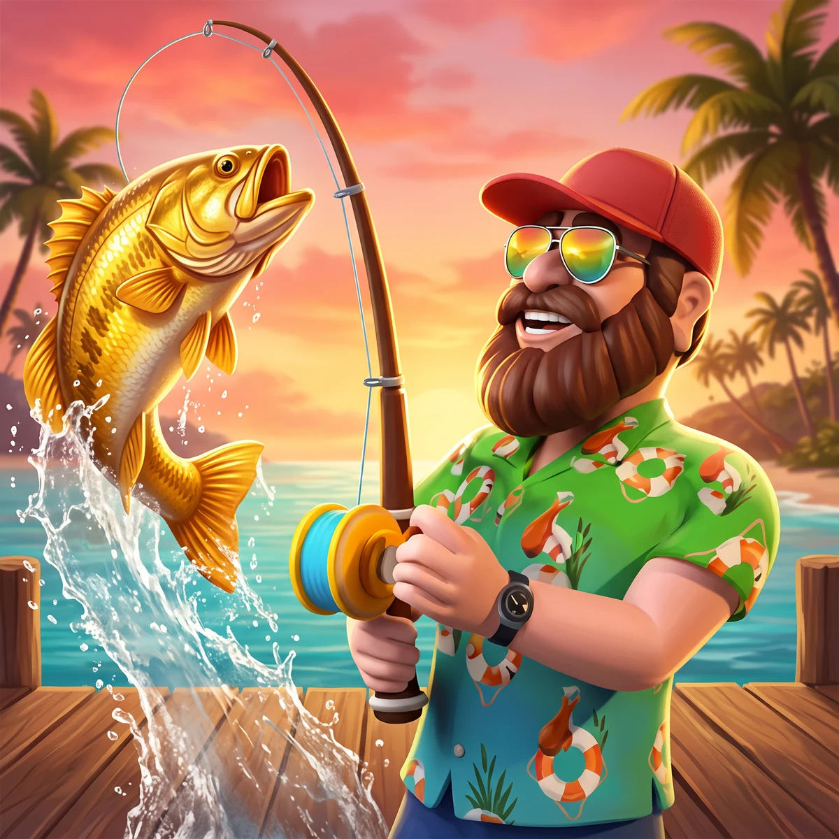 Bigger Bass Bonanza key art