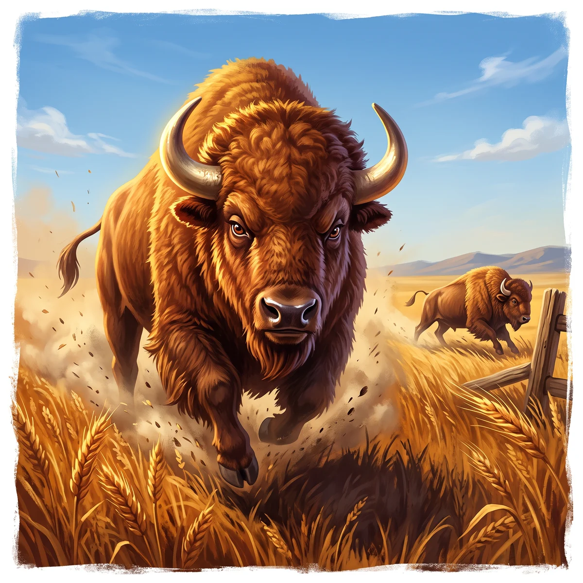 Buffalo King Megaways key art