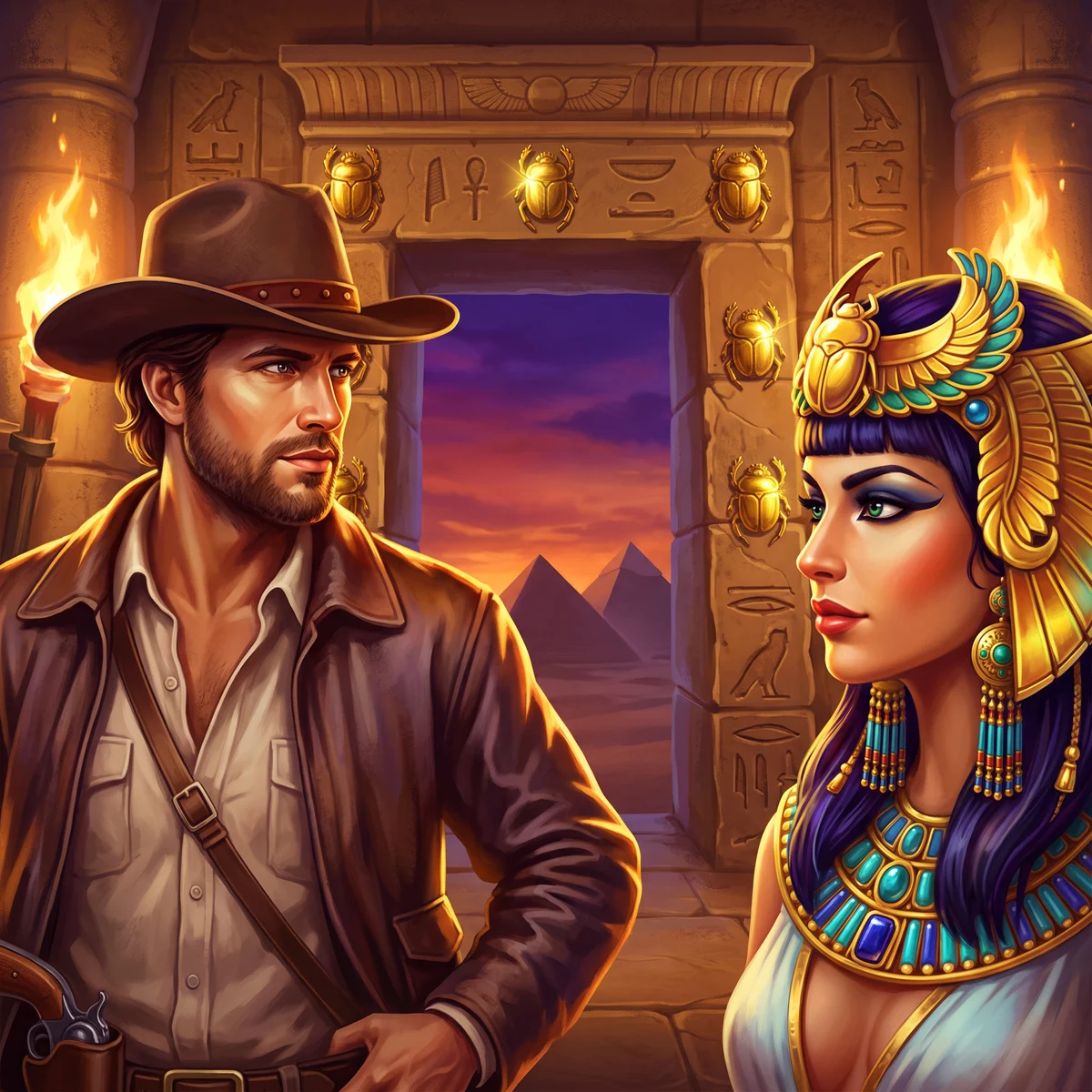 John Hunter and the Tomb of the Scarab Queen key art