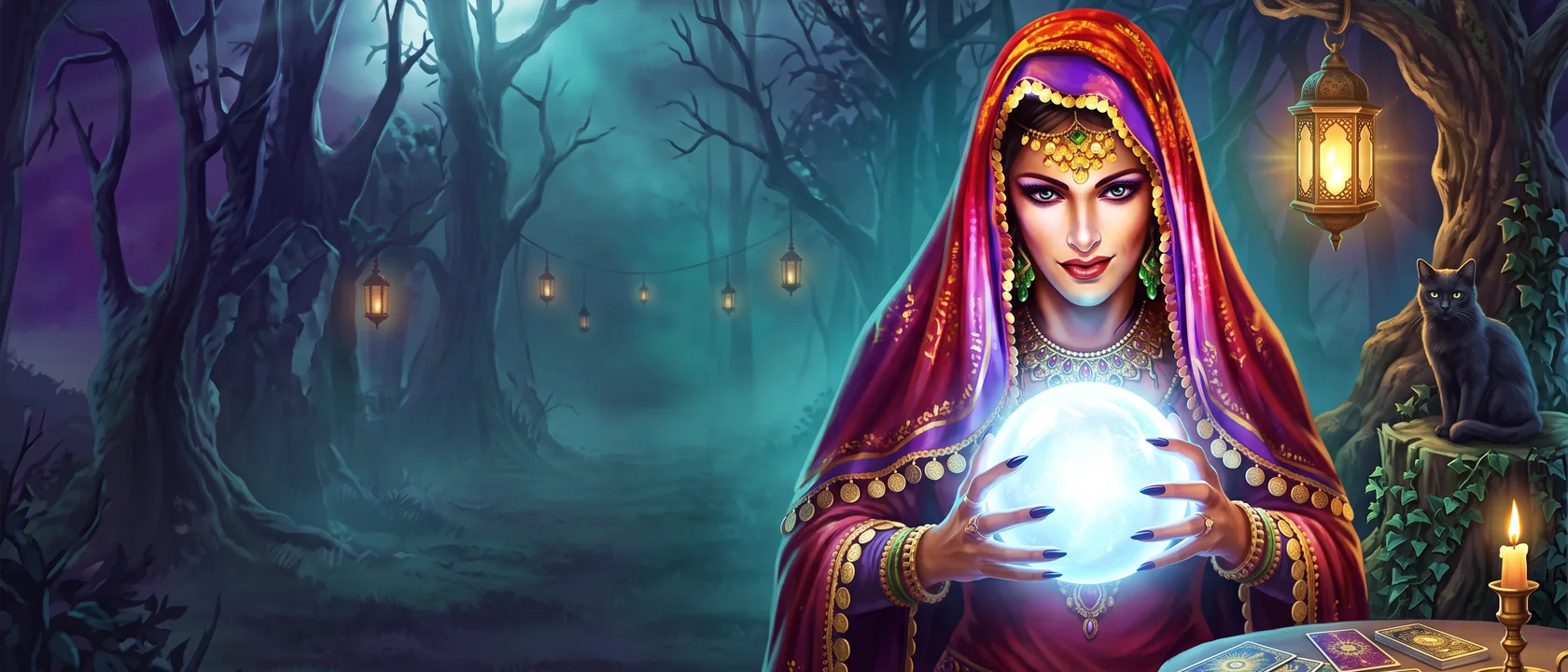 Madame Destiny Megaways key art