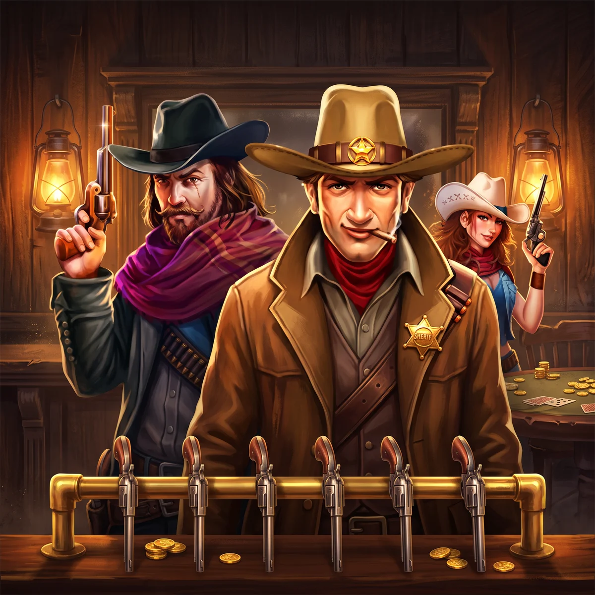 Wild West Gold Megaways key art